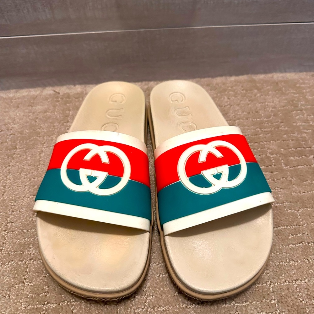 Gucci Pool Slides size 38